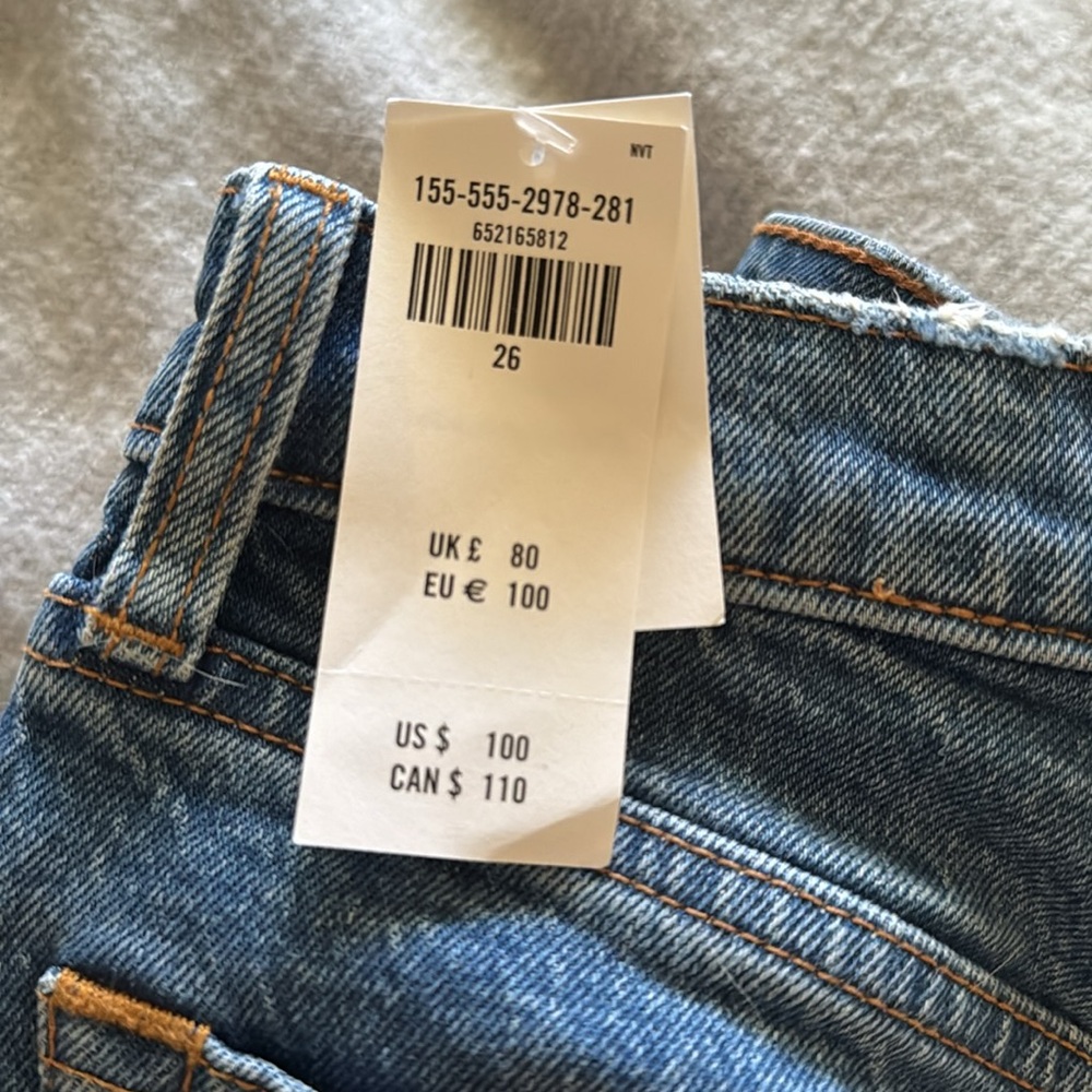 Abercrombie & Fitch “The Dad” High Rise Jeans, 26 - Picture 5 of 5
